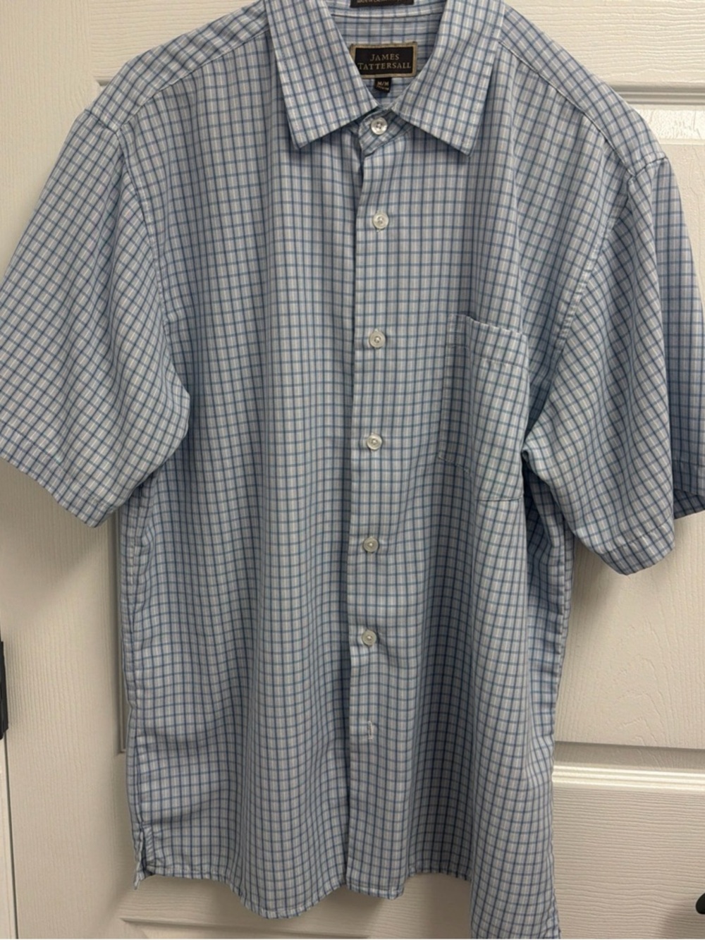 Mens Short Sleeve Button-Down Shirt